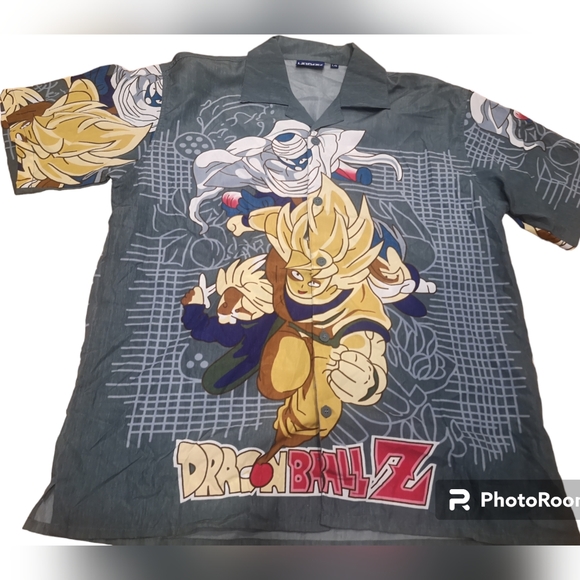 Vintage Dragonball Z silk shirt /anime - Picture 1 of 10